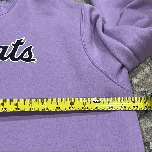 Men’s Nike K-State Wildcats lavender long sleeve crew sweatshirt sz XXL - Picture 5 of 7